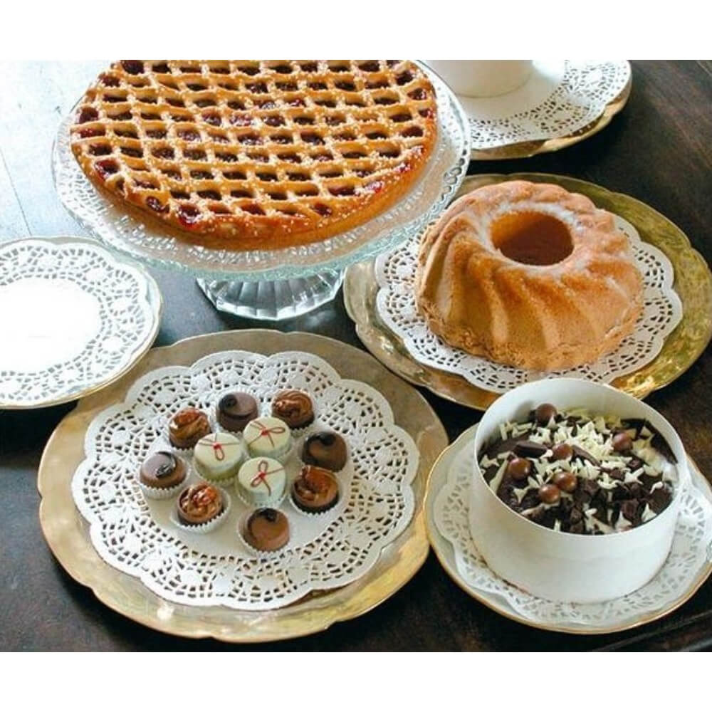 Set 100 Hartii Dantelate pentru Tort Misavan, Diametru 10 cm, Dantela pentru Tort, Dantela Hartie pentru Tort, Dantela din Hartie Misavan, Set Dantele pentru Tort, Set Dantele pentru Prajituri, Set Dantele pentru Tort Misavan