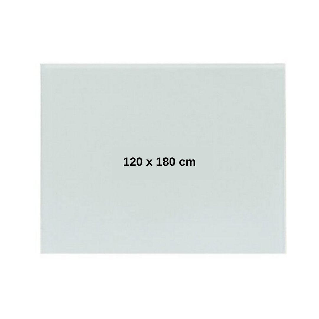 Tabla Alba Magnetica Din Sticla, 120 X 180 Cm, Optima + Kit (burete, Spray, Magneti)