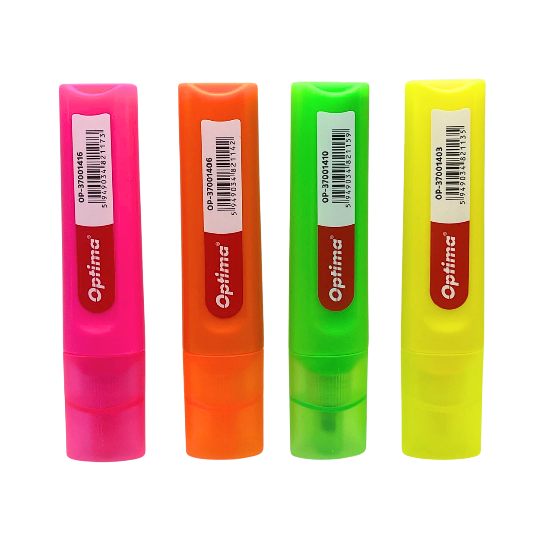 Textmarker Varf Lat 1-4mm, Optima 720 - 4 Culori/set