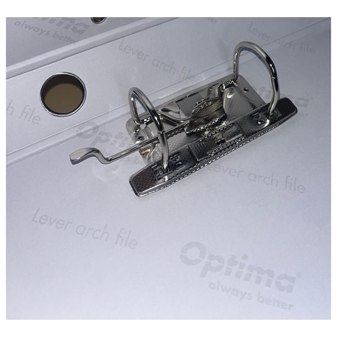 Biblioraft A4, Plastifiat Pp/paper, Margine Metalica, 50 Mm, Optima Classic - Turcoaz