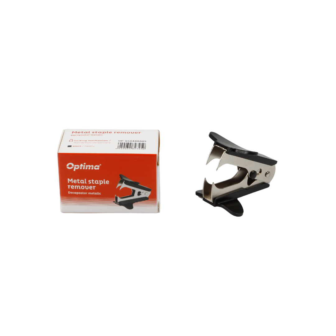 Decapsator Metalic, Cu Mecanism De Blocare, Optima - Accesorii Negre