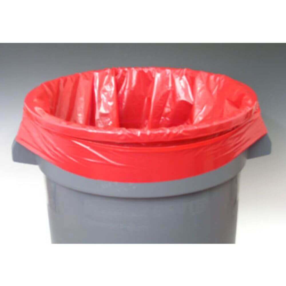 Saci Menajeri OTI SOLID, 20L, 44x50 cm, 30 Buc/Rola, Culoare Rosie, Articole Curatenie, Saci Menaj, Saci de Gunoi, Saci Menajeri 20L, Saci pentru Cos de Gunoi, Saci de Gunoi pentru Birou