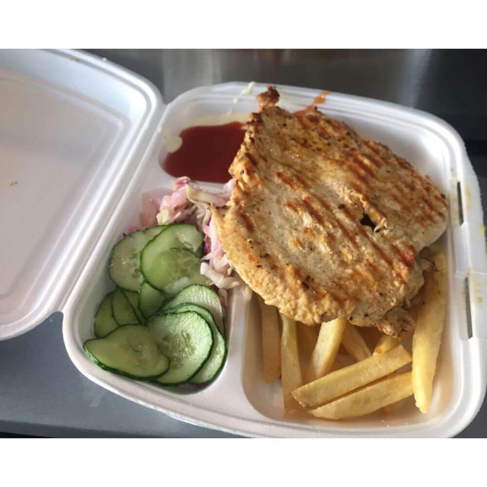 Caserole Meniu, 24x21x7 cm, 100 Buc/Set, Polistiren Expandat, 3 Compartimente, Culoare Alba, Caserole Polistiren, Caserola Unica Folosinta Polistiren, Caserole Compartimentate cu Capac, Ambalaje Catering, Caserole Fast Food, Caserola Meniu