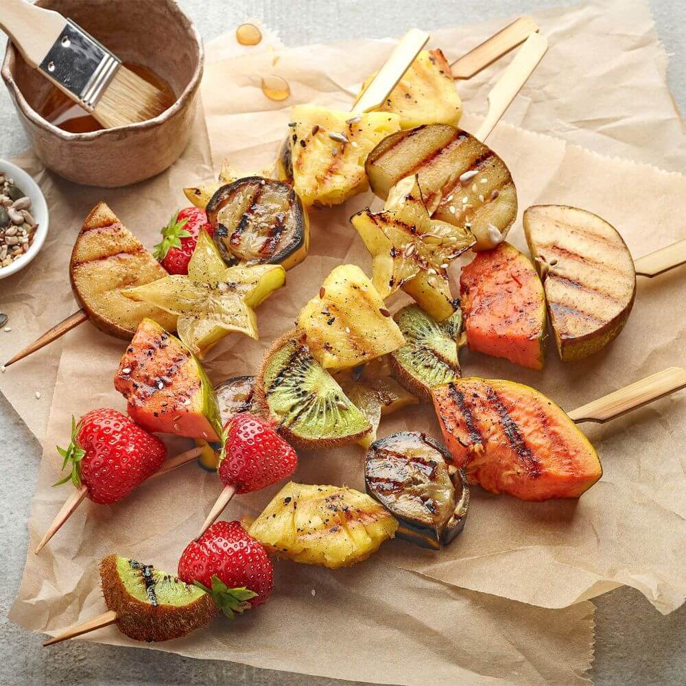 Set 50 Scobitori din Lemn Cocktail OTI, 20cm x 3mm, Scobitori din Lemn pentru Evenimente, Bete Frigarui cu Capat Plat, Scobitori pentru Petreceri, Bete pentru Aperitive, Scobitori pentru Aperitive, Scobitori Festive, Scobitori pentru Picnic