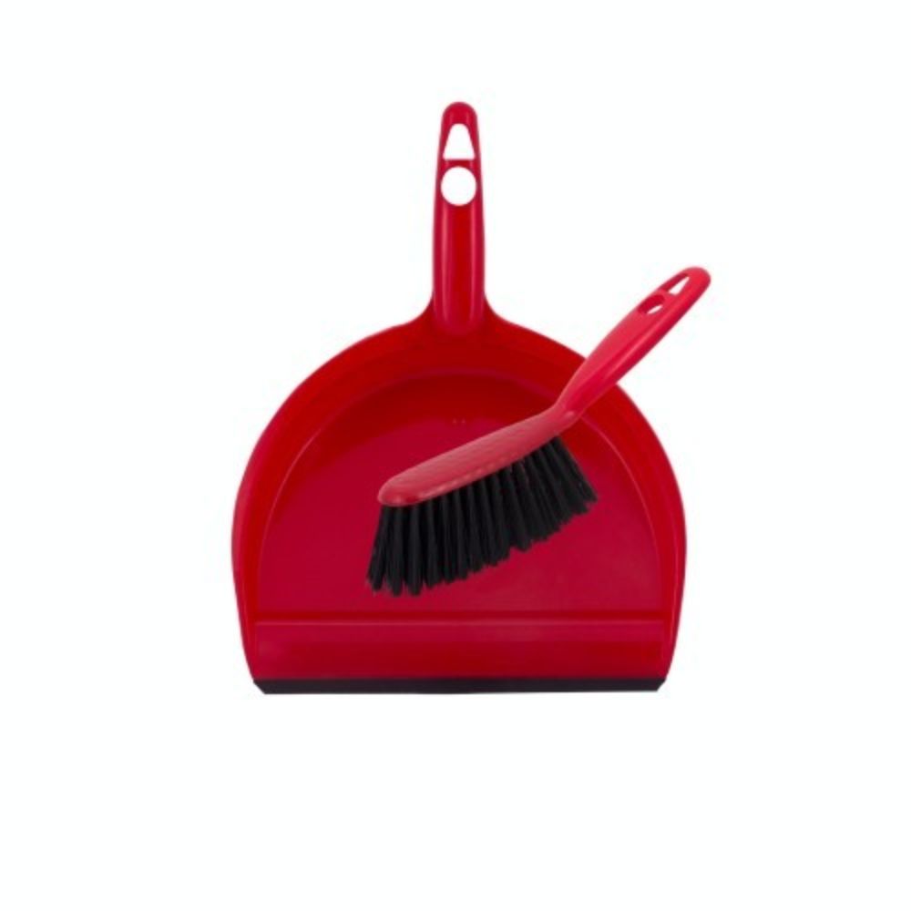 Set Faras cu Lamela si Perie OTI, 33x24x38 cm, Polipropilena, Diverse Culori, Set Faras si Perie, Set pentru Menaj, Seturi cu Faras si Perie din Plastic, Set Perie si Faras din Plastic, Articole Curatenie