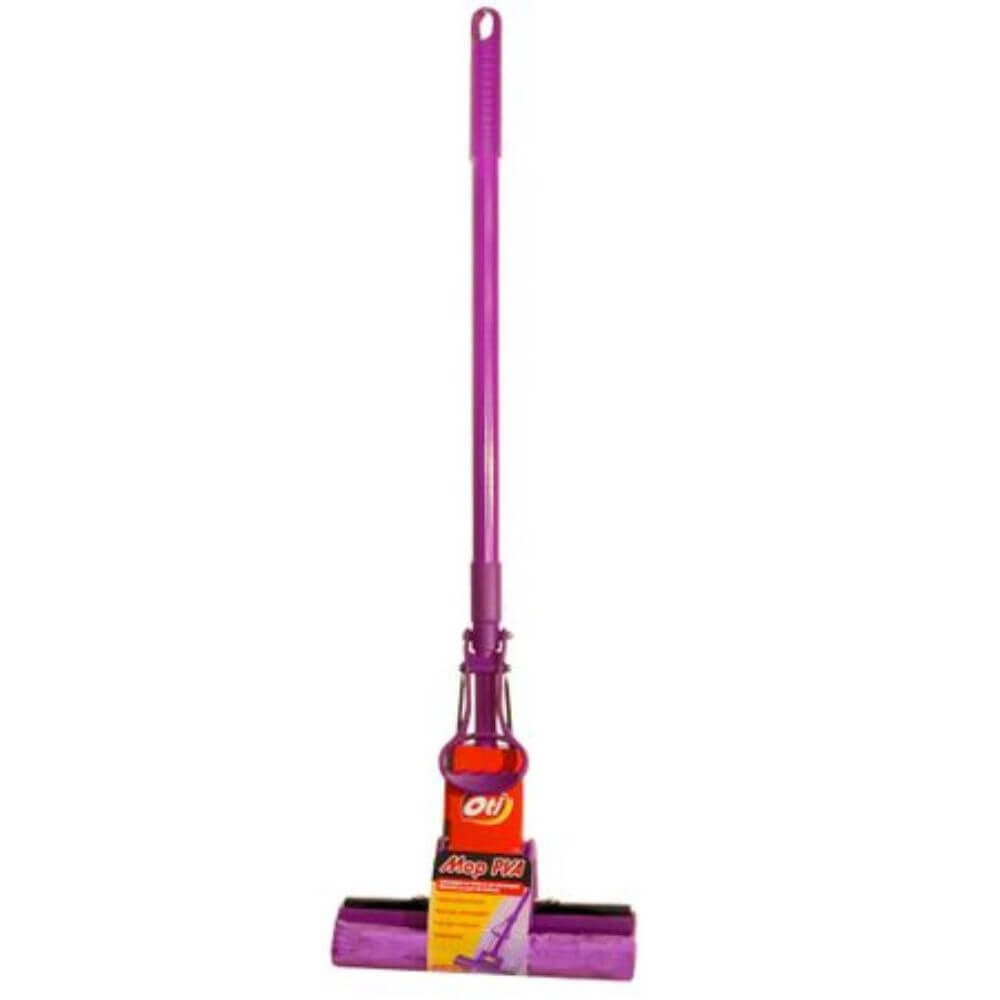 Mop OTI din PVA, Coada Telescopica 110 cm, Culoare Mov, Mopuri Simple, Mop din PVA cu Coada Telescopica, Mopuri pentru Casa, Mopuri pentru Menaj, Mop PVA cu Coada Telescopica, Articole pentru Uz Casnic