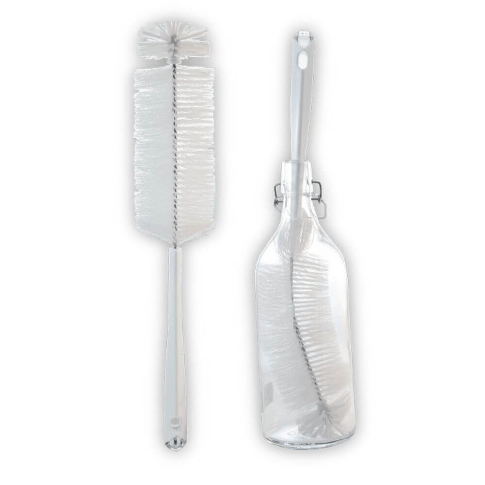 Perie OTI Pentru Sticle de 1L, Polipropilena, 43 g, Culoare Rosie, Perii pentru Curatare Sticle, Perie pentru Curatare Sticla, Perii pentru Spalarea Sticlelor, Perie pentru Sticle de 1L, Perie de Spalat Sticle