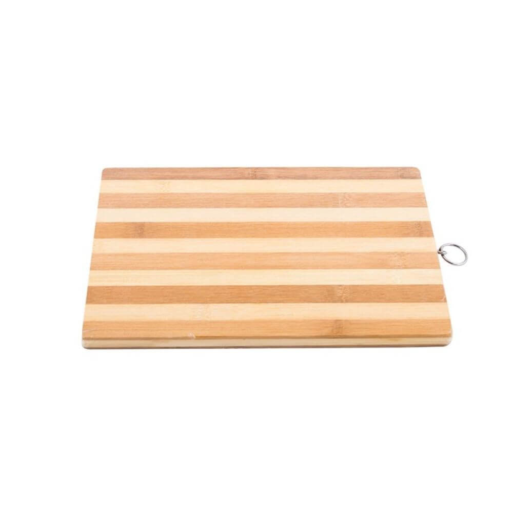 Tocator Lemn Bambus, 38x28 cm, Marimea L, Forma Dreptunghiulara, Culoare Natur, Suport de Lemn pentru Tocat, Tocator pentru Bucatarie, Tocatoare din Lemn, Fund de Lemn pentru Bucatarie, Fund Lemn pentru Taiat Legume, Ustensile pentru Bucatarie