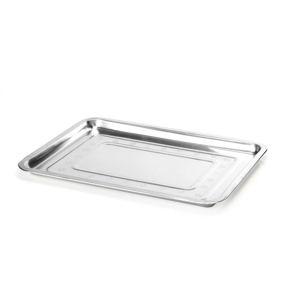 Tava Inox, 30x40 cm, Culoare Argintie, Tava de Inox, Tava din Inox Dreptunghiulara, Tava de Inox pentru Servire, Platouri si Tavi, Tavi din Inox, Tavi din Inox pentru Servire