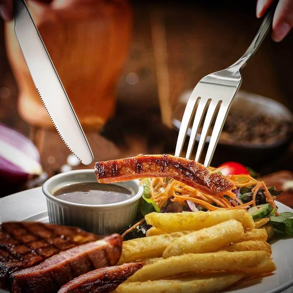 Furculita Inox, Lungime 19 cm, Ambalata Individual, Culoare Argintie, Furculita de Inox, Ustensile Bucatarie din Inox, Furculite de Inox, Tacamuri de Inox