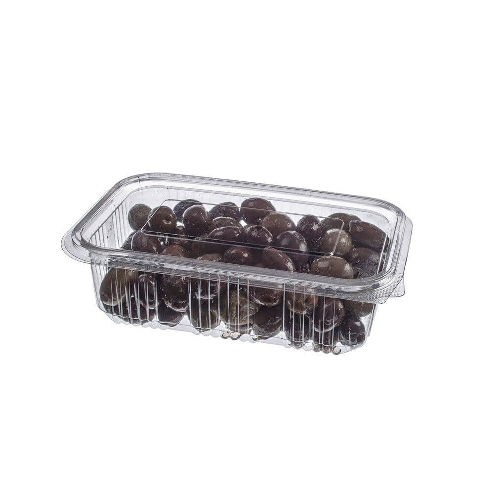 Caserole Capac Atasat, 185x125x55 mm, 100 Buc/Set, 750 ml, Plastic Transparent, Caserole de Unica Folosinta, Caserole cu Capac din Plastic, Caserole din Plastic, Caserole Catering, Caserola cu Capac, Set de Caserole din Plastic