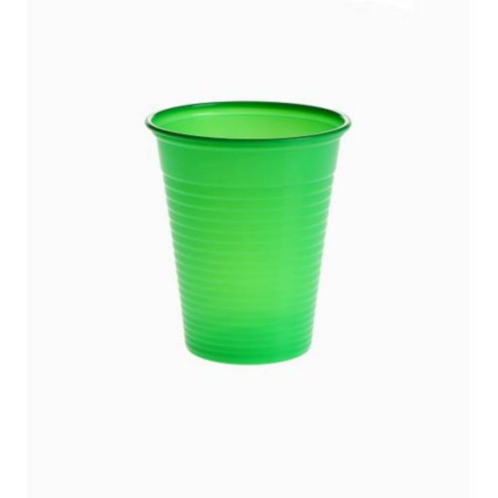 Pahare Plastic OTI Dopla, 50 Buc/Set, 200 ml, Culoare Verde, Pahare din Plastic de Unica Folosinta, Pahare Verzi de Unica Folosinta, Set Pahare de Unica Folosinta, Vesela de Unica Folosinta, Pahare de Plastic la Set, Pahare Plastic Catering