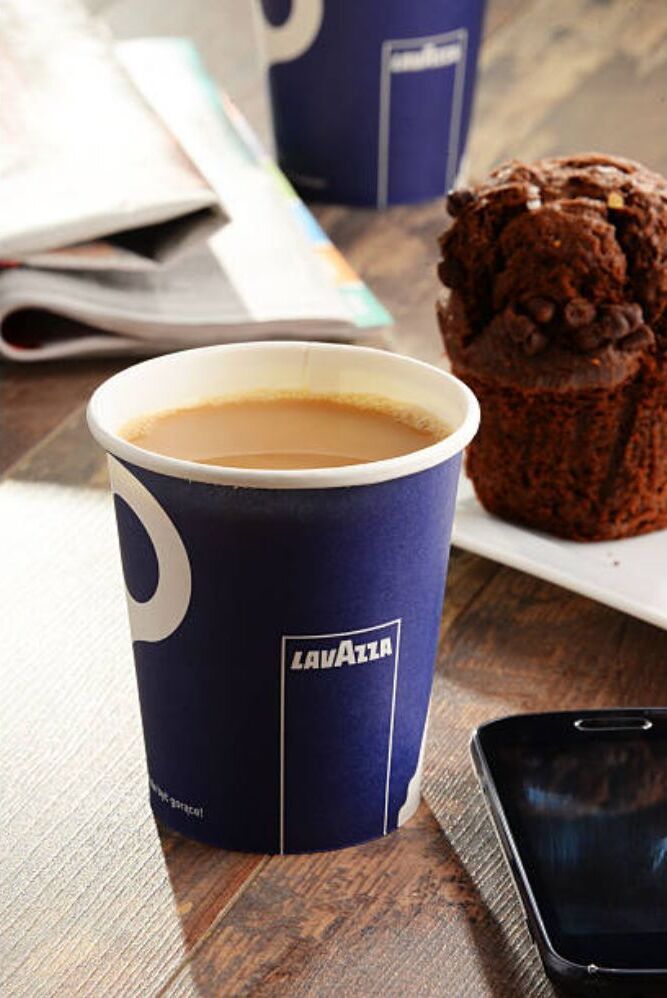 Set 100 de Pahare Lavazza din Carton, 166 ml, 6.5 Oz, Set 100 de Pahare din Carton, Pahar din Carton pentru Bauturi, Lavazza Set Pahare Carton, Pahare Cafea Carton, Pahare Take Away 6.5 Oz, Pahare din Carton pentru Cafea