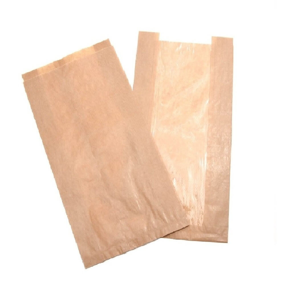 1000 Pungi Hartie cu Fereastra BOPP, 23x4x33 cm, pentru Patiserii si Brutarii, Pungi cu Fereastra, Pungi de Hartie cu Fereastra BOPP, Pungi Hartie Natur pentru Patiserii si Brutarii, Pungi Hartie Kraft cu Fereastra, Pungi Natur Patiserii si Brutarii