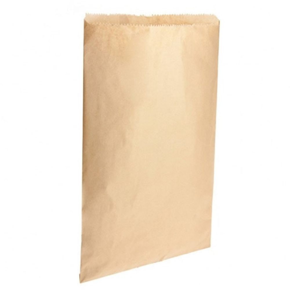 Pungi din Hartie Farmacie Neimprimate, Dimensiune 08x11 cm, Hartie Kraft Natur 35 g/mÂ², 5000 Buc/Bax