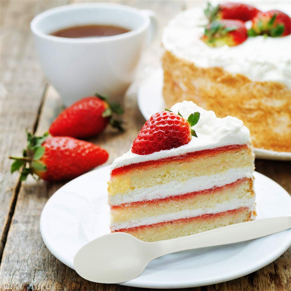 Set Tacamuri Biodegradabile din CPLA, Furculita, Lingura, Cutit, Servetel, Albe