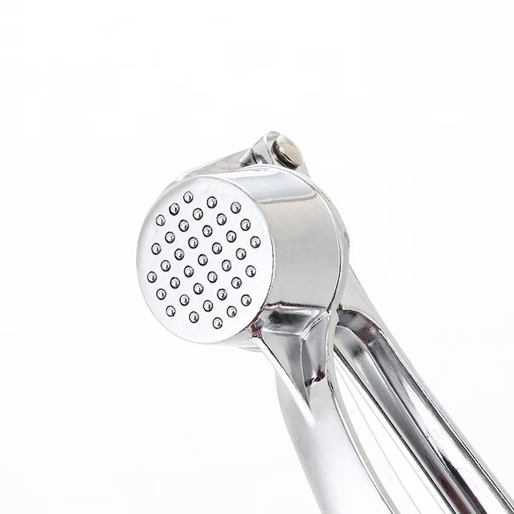 Presa Pentru Usturoi Din Inox, Dimensiune 16 Cm, Argintiu