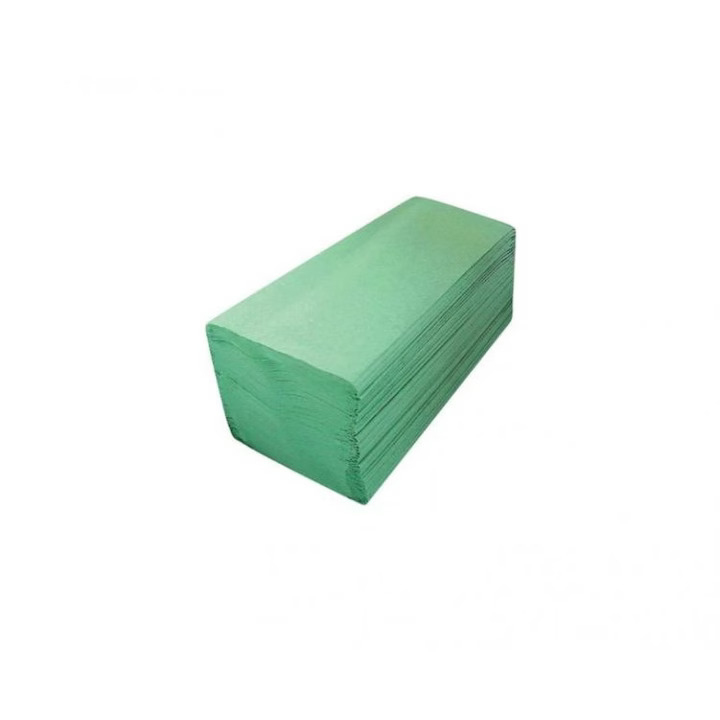 Prosoape De Hartie Pliate In V Verzi, 1 Strat, Dimensiune 25x21 Cm, 200 Buc/pachet