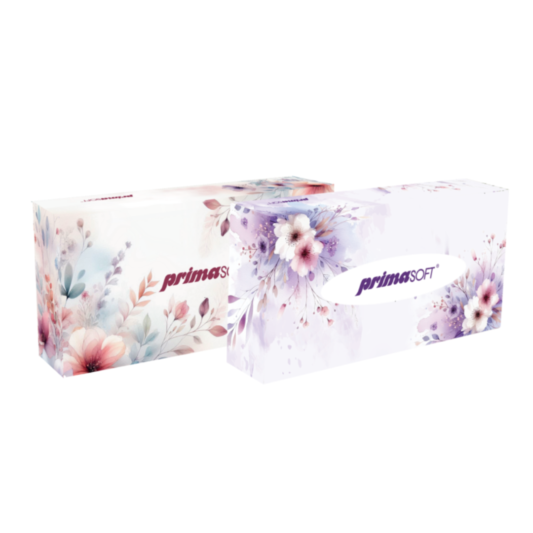 Servetele Cosmetice, 2 Straturi, 20 X 20cm, 100 Buc/cutie, Prima Soft