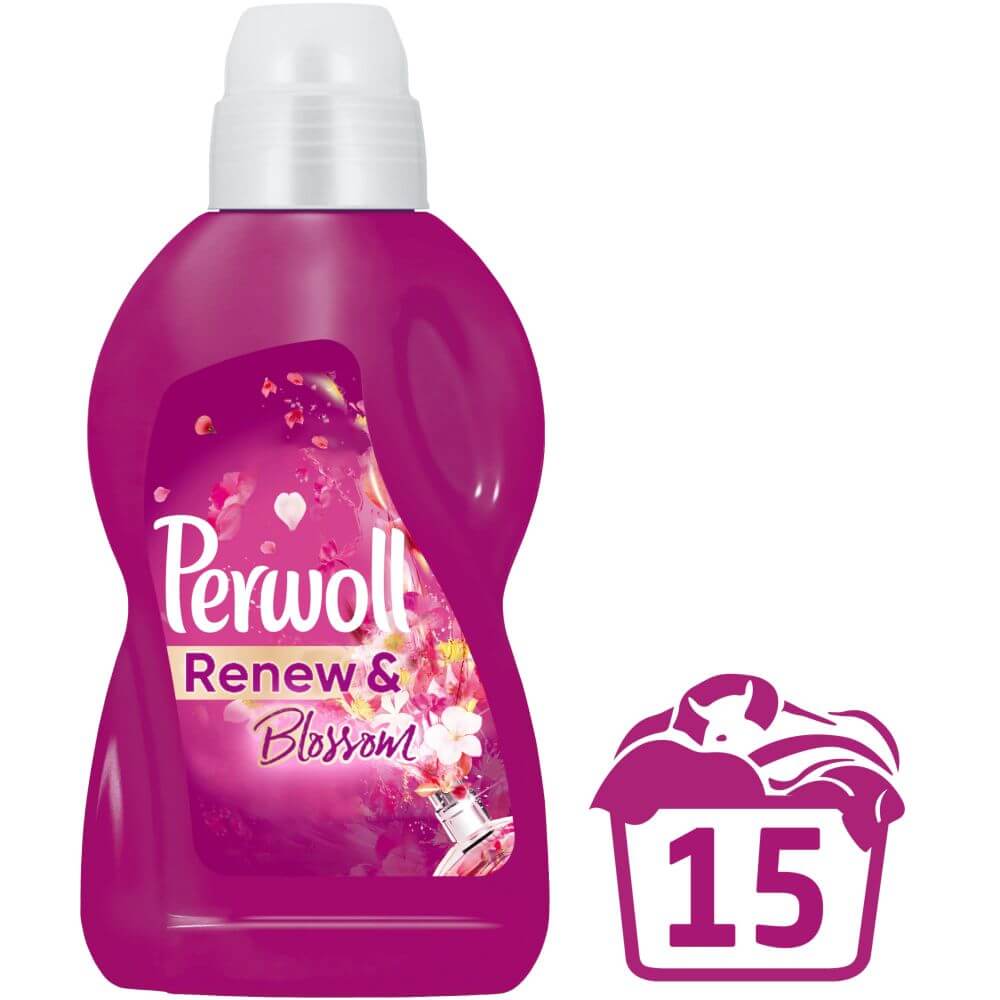 Detergent Lichid Rufe Color Perwoll Renew & Blossom 3 in 1, 900 ml pentru 15 Spalari, Detergent Lichid pentru Haine Colorate, Solutii Curatare Haine Colorate, Detergent Rufe Lichid, Detergent Lichid Rufe Colorate Detergent Lichid Rufe Color Perwoll Renew & Blossom 3 in 1, 900 ml pentru 15 Spalari, Detergent Lichid pentru Haine Colorate, Solutii Curatare Haine Colorate, Detergent Rufe Lichid, Detergent Lichid Rufe Colorate