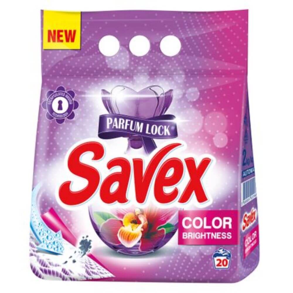 Detergent Pudra Automat pentru Rufe SAVEX Color, Cantitate 2 Kg, 20 Spalari, Parfum Floral, Detergent Automat pentru Haine Colorate, Detergenti Pudra pentru Haine, Solutii Curatare a Hainelor, Detergenti pentru Haine Colorate Detergent Pudra Automat pentru Rufe SAVEX Color, Cantitate 2 Kg, 20 Spalari, Parfum Floral, Detergent Automat pentru Haine Colorate, Detergenti Pudra pentru Haine, Solutii Curatare a Hainelor, Detergenti pentru Haine Colorate