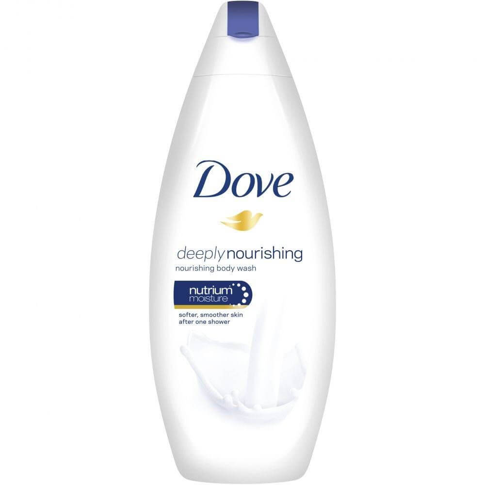 Gel de Dus DOVE Deeply Nourishing, 250 ml, Lasa Pielea Fina si Catifelata, Gel de Dus Parfum Deosebit, Gel de Dus Revigorant, Geluri de Dus Parfumate, Geluri de Dus Hidratante, Gel de Dus Energizant, Geluri de Dus Dove