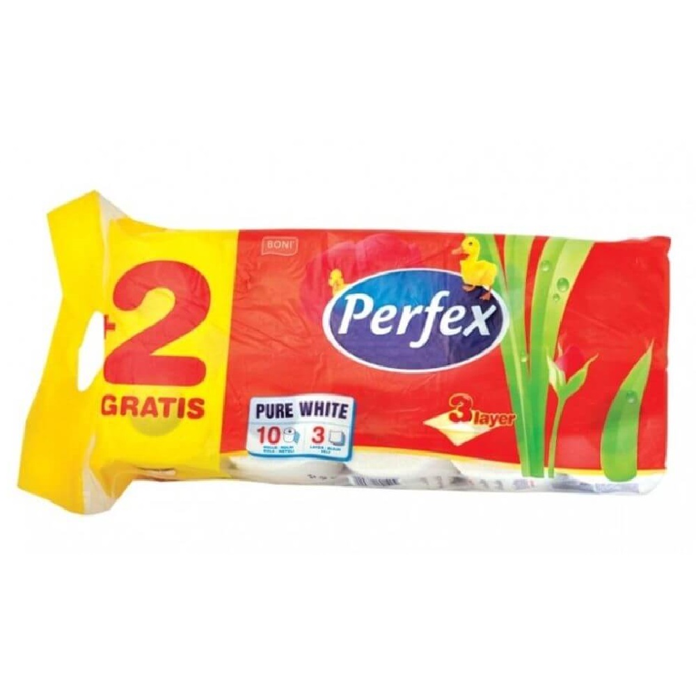 Hartie Igienica Alba Perfex Pure White, 3 Straturi, 10 Role/Bax, 88 Foi/Rola, Latime 12.6 cm, Hartie Igienica fara Parfum, Hartie Igienica la Bax, Hartie Igienica Alba, Hartie Igienica Perfex Hartie Igienica Alba Perfex Pure White, 3 Straturi, 10 Role/Bax, 88 Foi/Rola, Latime 12.6 cm, Hartie Igienica fara Parfum, Hartie Igienica la Bax, Hartie Igienica Alba, Hartie Igienica Perfex
