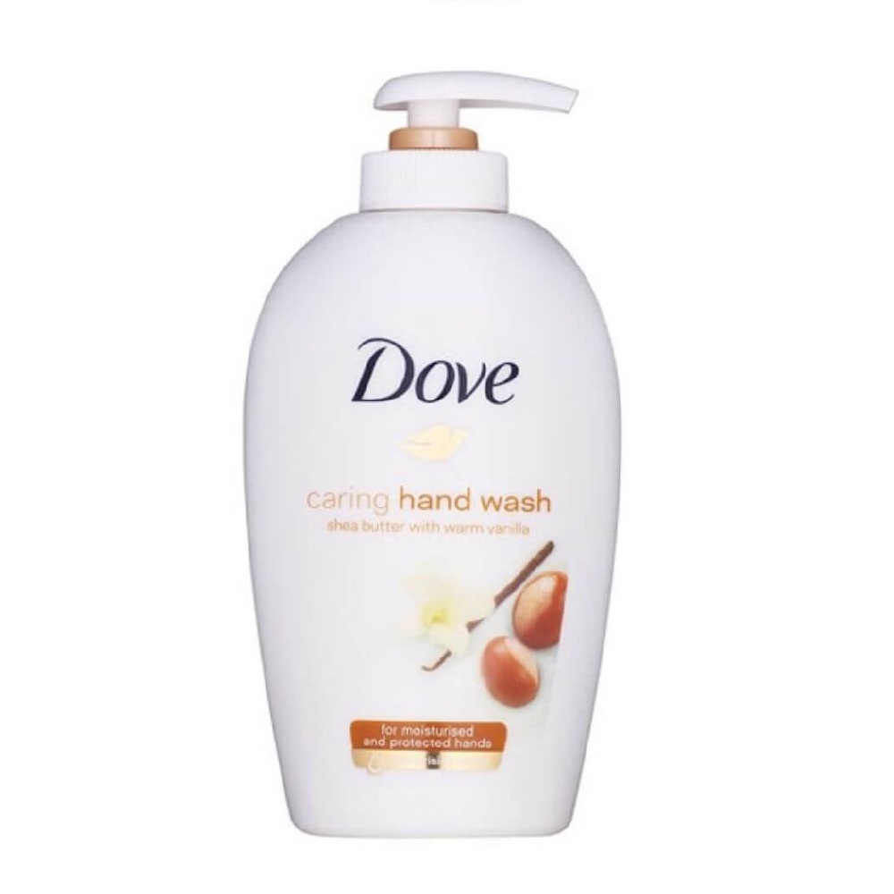 Sapun Lichid DOVE Shea Butter, Cantitate 250 ml, Parfum de Vanilie si Unt de Shea, Sapun Lichid pentru Maini, Sapunuri Lichide, Sapun Lichid cu Pompita, Sapun Lichid pentru Maini Uscate, Sapun Lichid Dove, Sapun Crema Lichid Dove