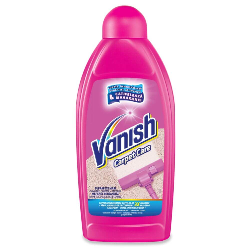 Sampon pentru Covoare Vanish 3 in 1, 500 ml, Solutii Covoare, Sampon pentru Covoare, Detergent Covoare, Detergent Manual pentru Covoare, Solutii Curatare pentru Covoare Sampon pentru Covoare Vanish 3 in 1, 500 ml, Solutii Covoare, Sampon pentru Covoare, Detergent Covoare, Detergent Manual pentru Covoare, Solutii Curatare pentru Covoare
