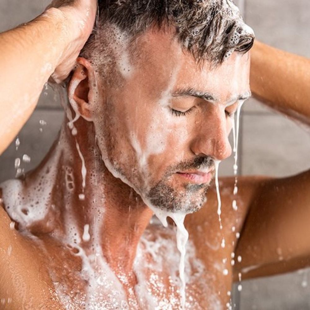 Gel de Dus DERMOMED cu parfum de Iris, 1 L, Gel de Dus Hidratant, Gel de Dus Unisex, Gel de Corp, Gel pentru Dus, Gel de Dus Parfumat, Gel de Dus cu Pompita