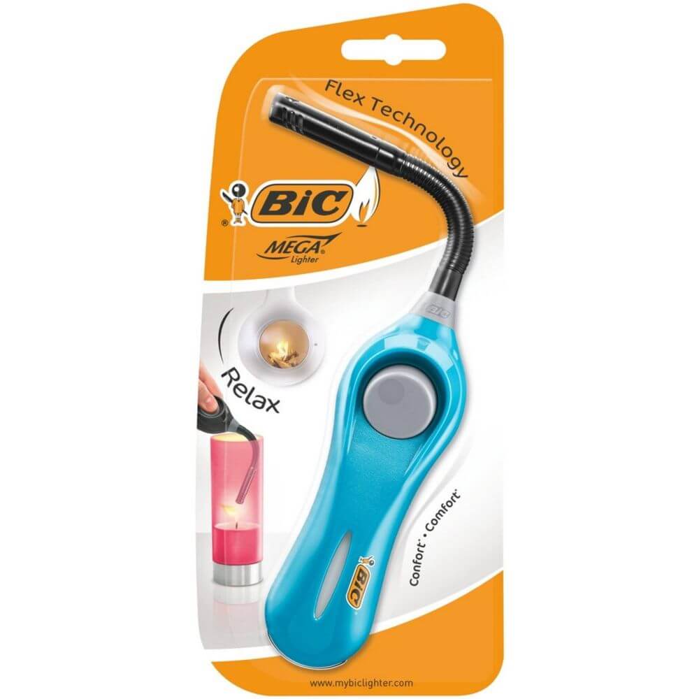 Bricheta Cu Varf Flexibil Bic, 3x10.2x23 Cm, Brichete Reincarcabile, Brichete Flexibile, Brichete De Aprins Focul, Brichete De Aprins Lumanari, Brichete De Aragaz