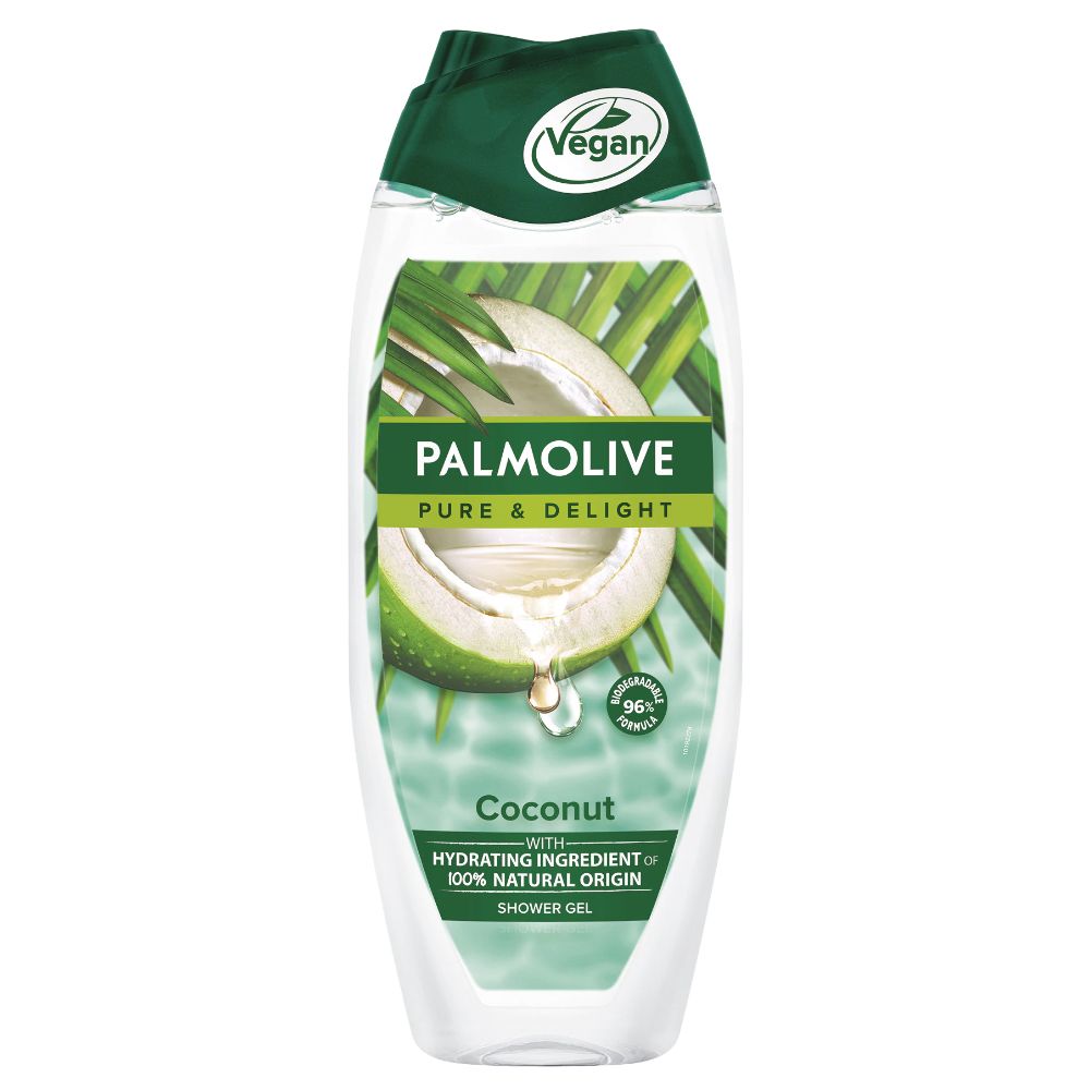 Gel de Dus PALMOLIVE Naturals Pure Coconut, 500 ml, Parfum Cocos, Gel de Dus 500 ml, Gel de Dus Palmolive Coconut, Gel de Dus Hidratant, Geluri de Dus Hidratante cu Cocos, PALMOLIVE Gel de Dus, Produse de Ingrijire a Corpului