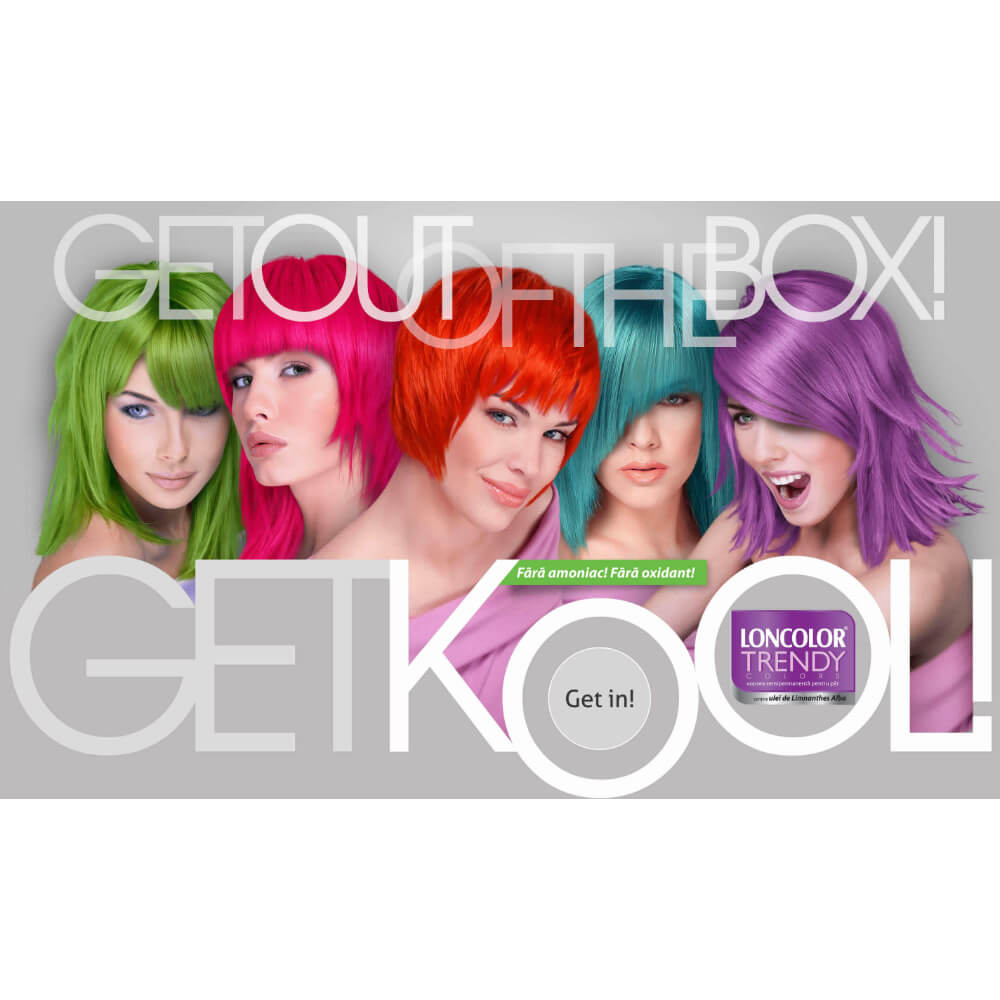 Vopsea de Par Semipermaneta, LONCOLOR Trendy Colors Techno Red R6, Fara Amoniac, Roscat, 50 ml, Vopsea de Par Nuantatoare, Vopsea Semipermanenta pentru Par LONCOLOR, Nuantator Fara Amoniac, Vopsea de Par Semipermanenta Roscat