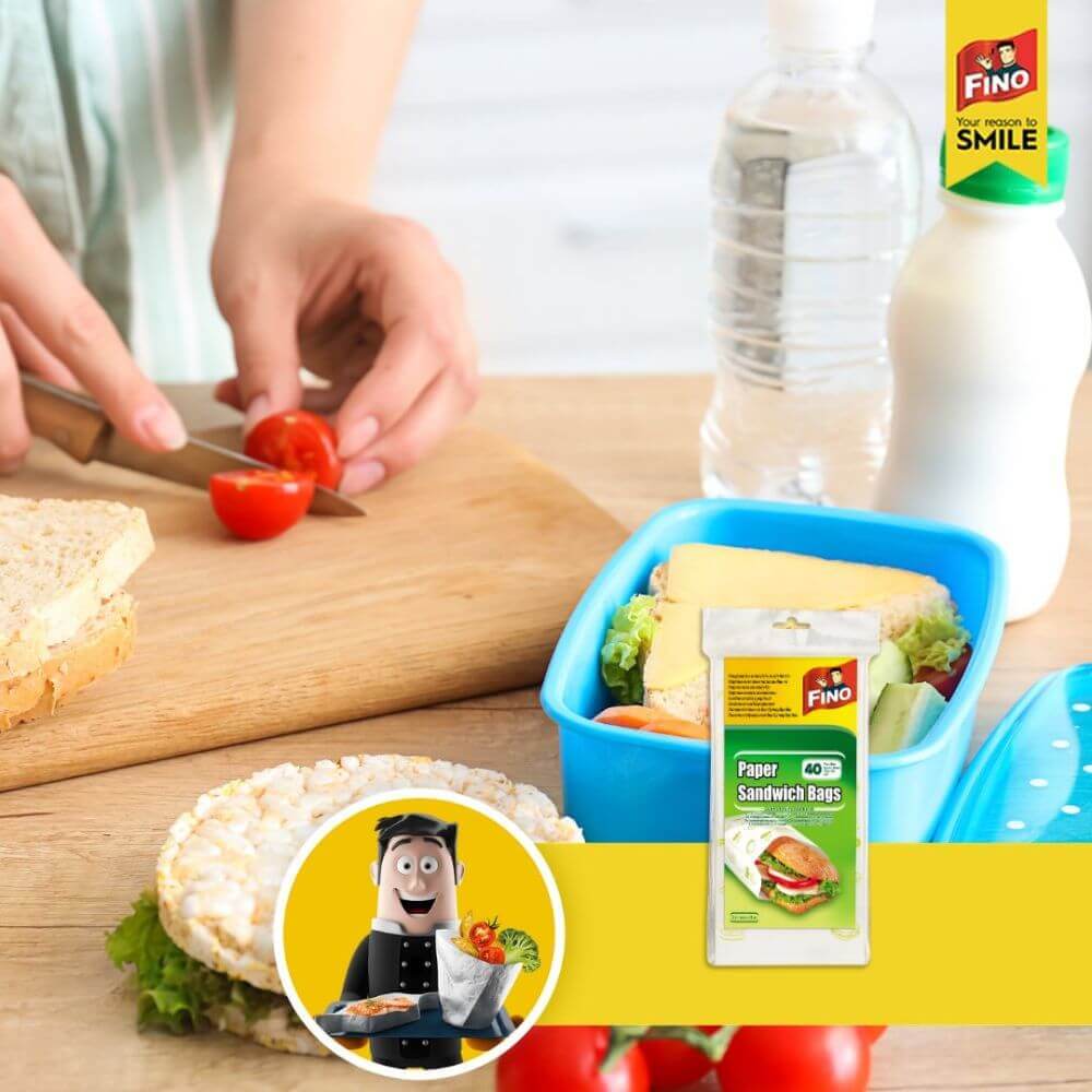 Pungi Sandwich Hartie Fino, 12.5x6x25 cm, 40 Buc/Set, Fino Pungi de Hartie pentru Sandwich, Pungi Alimentare Fino, Pungi Alimentare de Hartie, Pungi de Hartie pentru Senvisuri, Pungi Senvis, Pungi Alimente, Pungi Depozitare Alimente