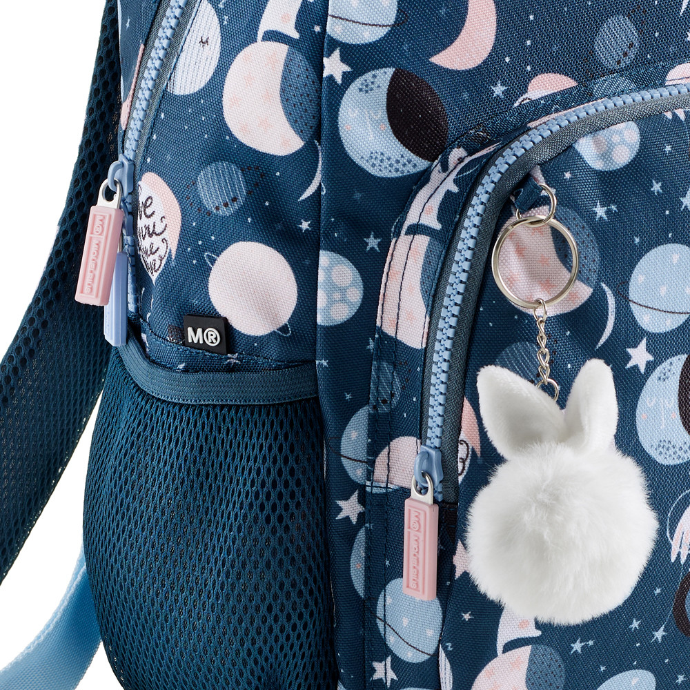 Ghiozdan Miquelrius, 350 X 255 X 160 Mm, 2compartimente, Space Bunny