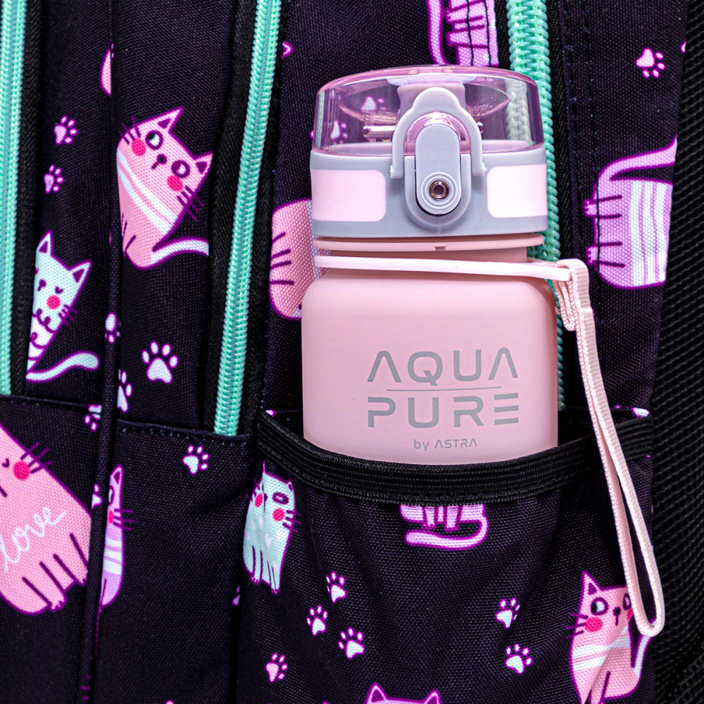 Ghiozdan Astra Head Ab300 Lovely Kitty, 3 Compartimente, 42x30x19 Cm