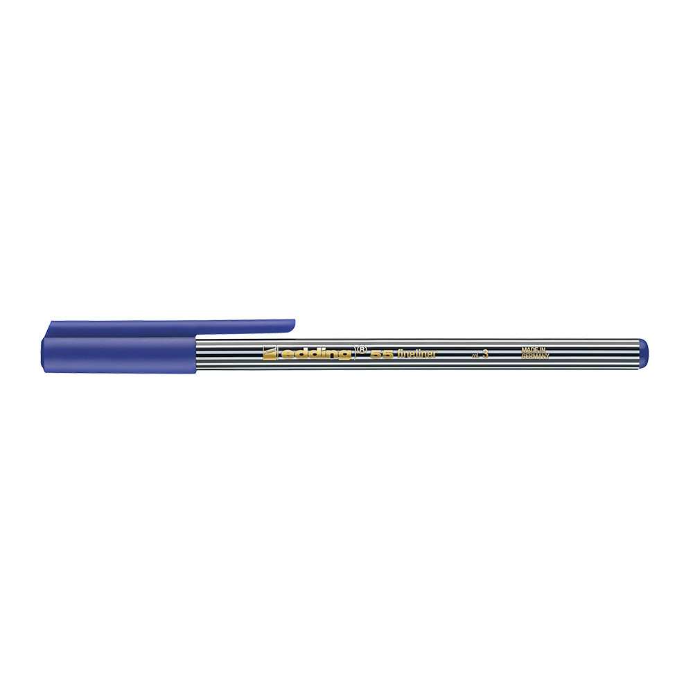 Liner Edding 55, Corp Plastic, Varf 0.3 Mm, Albastru