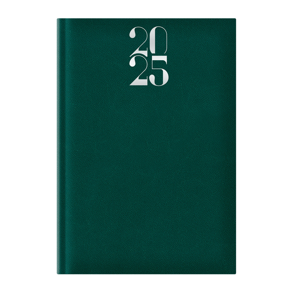 Agenda Artilux A5, Datata, Hartie Ivory, Coperta Verde