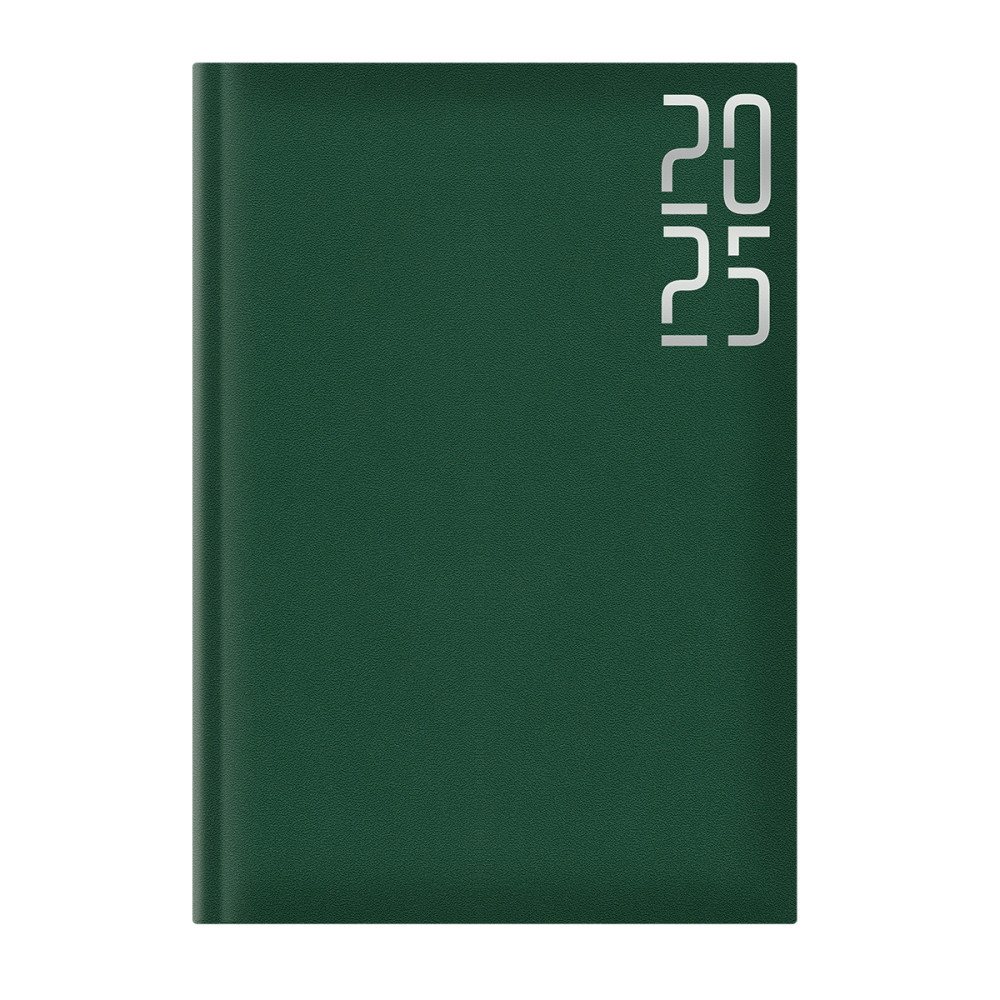 Agenda Artibest A5, Datata, Hartie Offset Alb, Coperta Verde Inchis