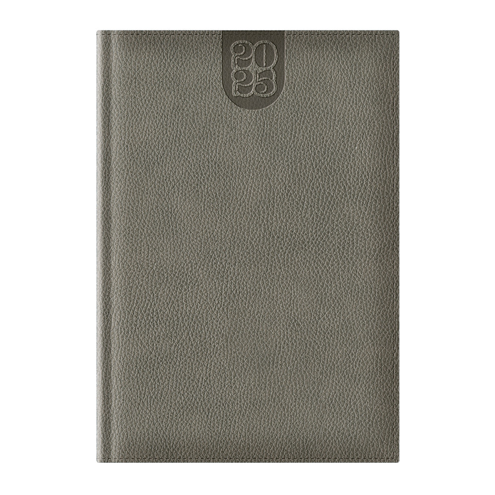 Agenda Dakota A5, Datata, Hartie Ivory, Coperta Gri