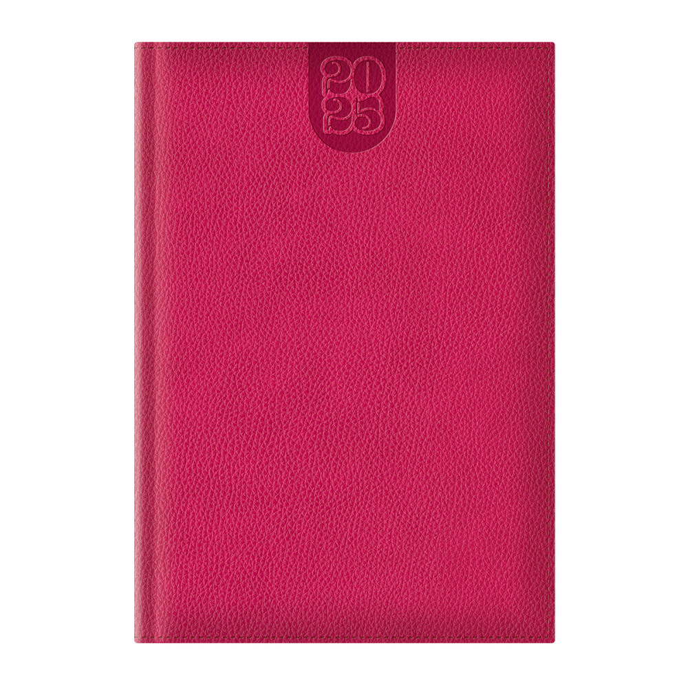 Agenda Dakota A5, Datata, Hartie Ivory, Coperta Fuchsia