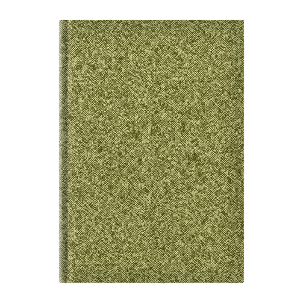 Agenda A5 Adria, Nedatata, Hartie Ivory, Coperta Verde