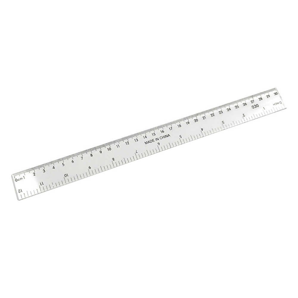 Rigla Plastic, Transparent, 30 Cm