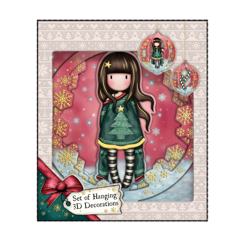 Set 3 Decoratiuni 3d, Gorjuss, Cosy Set 3 Decoratiuni 3d, Gorjuss, Cosy