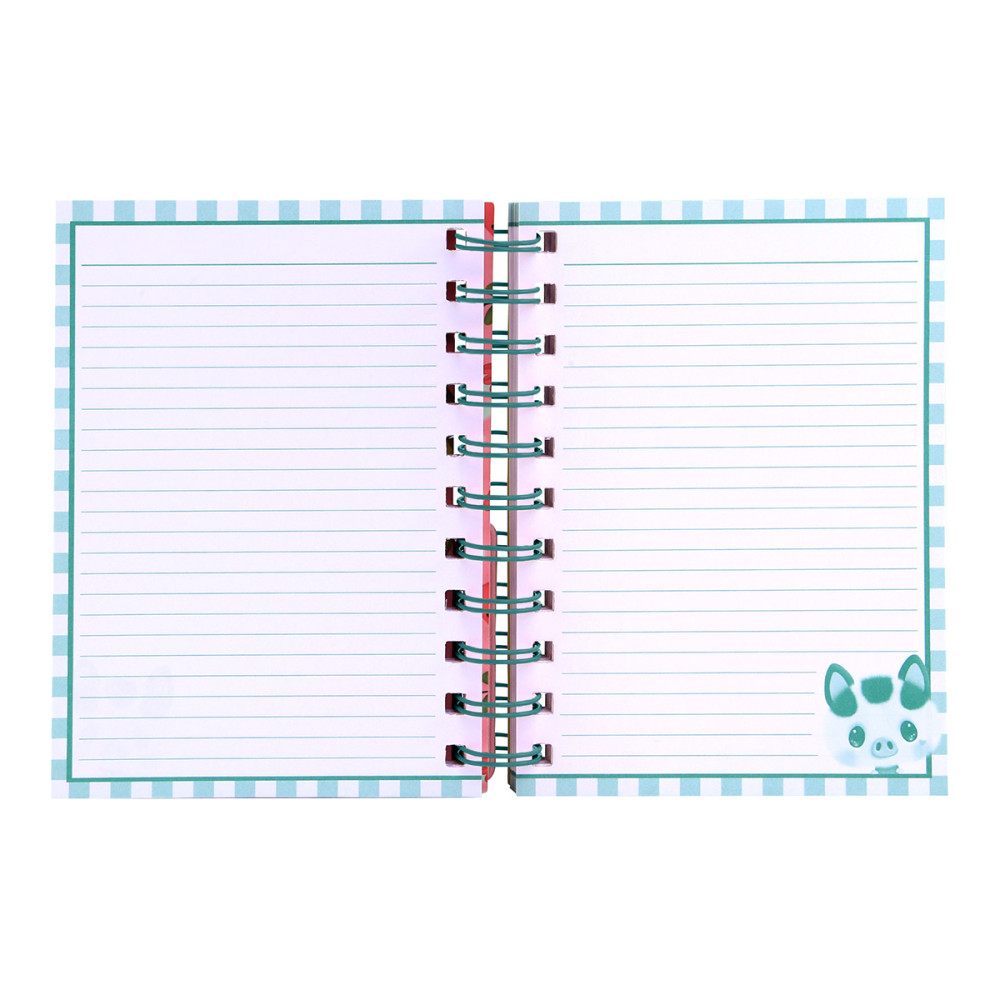 Notes A6 Cu Spira Bangoberry Piggy Porcusorul, 280 Pagini