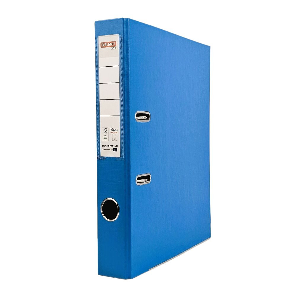 Biblioraft Delmet Go A4, 50mm, Pp/carton, Bleu