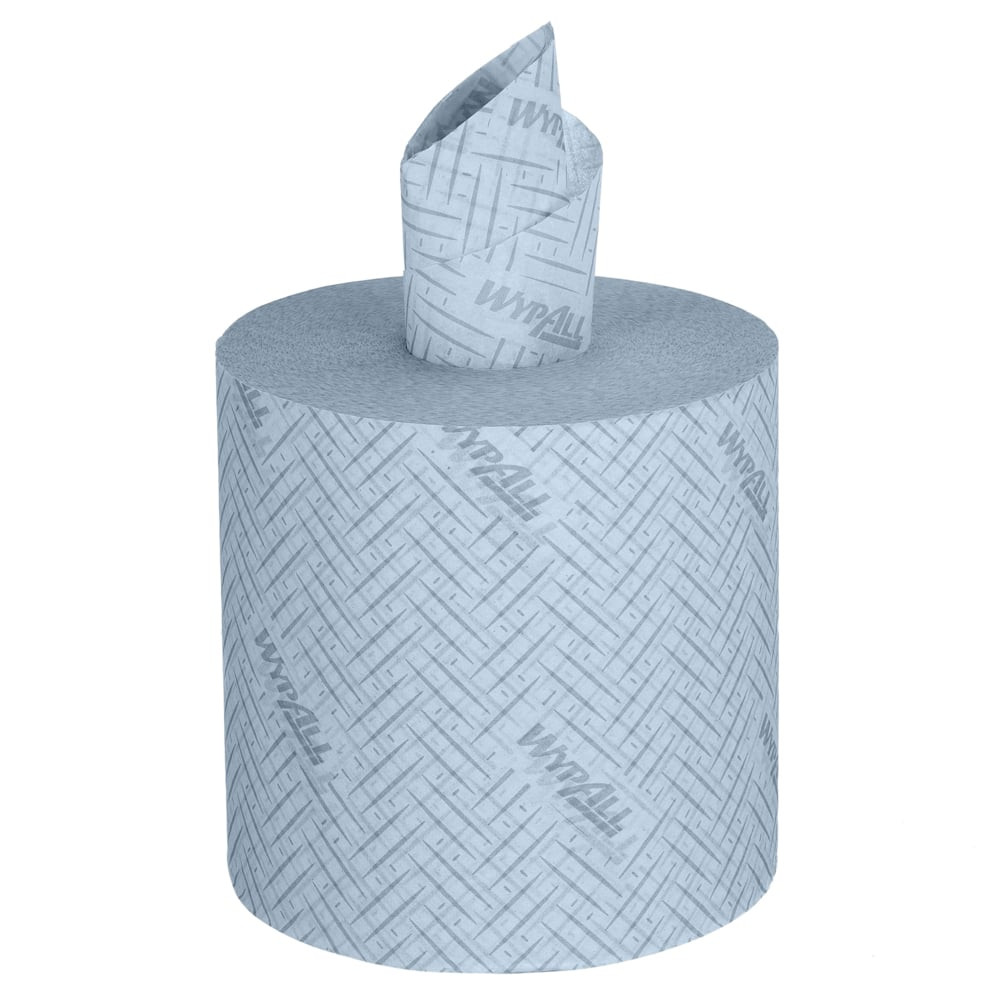 Lavete In Rola Kimberly-clark Wypall L20, Derulare Centrala, 2 Straturi, 6 Role/bax, Albastre