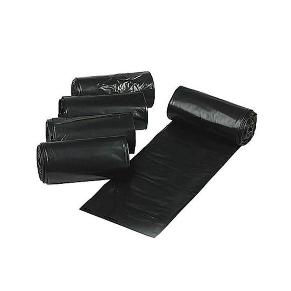 Saci Menaj Strong Ldpe, Negru, 50x70cm, 35l, 20 Microni, 15 Bucati/rola