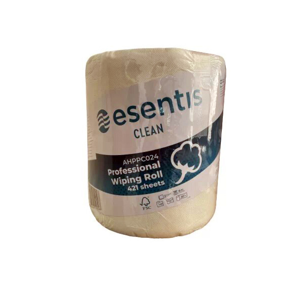 Rola Prosop Esentis Clean 2 Straturi, 22.5 X 19 Cm, 421 Portii, 80 M, 1 Rola