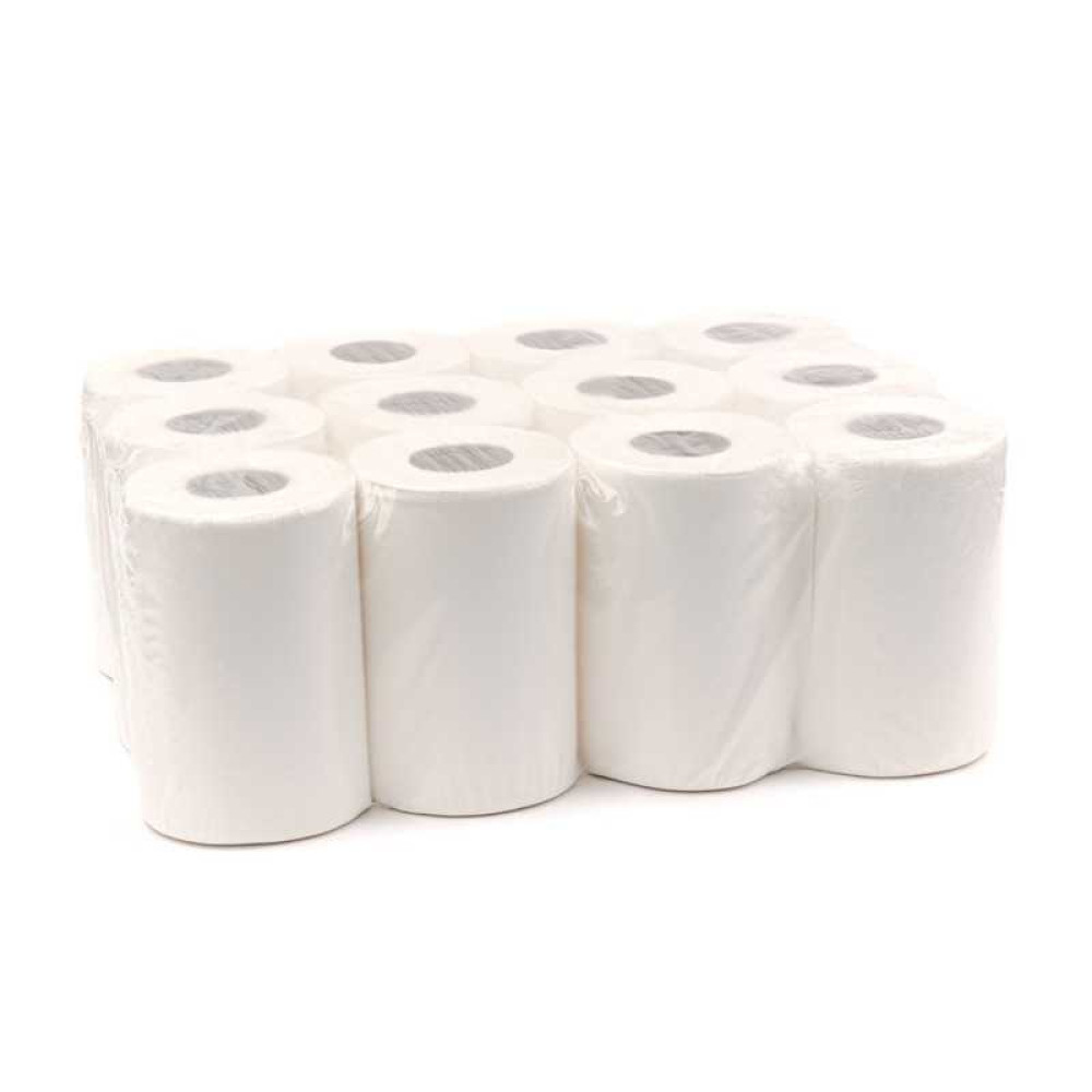 Rola Prosop Derulare Centrala Neutru Esentis Clean, Alba, 2 Straturi, 50 M, 12 Role/set